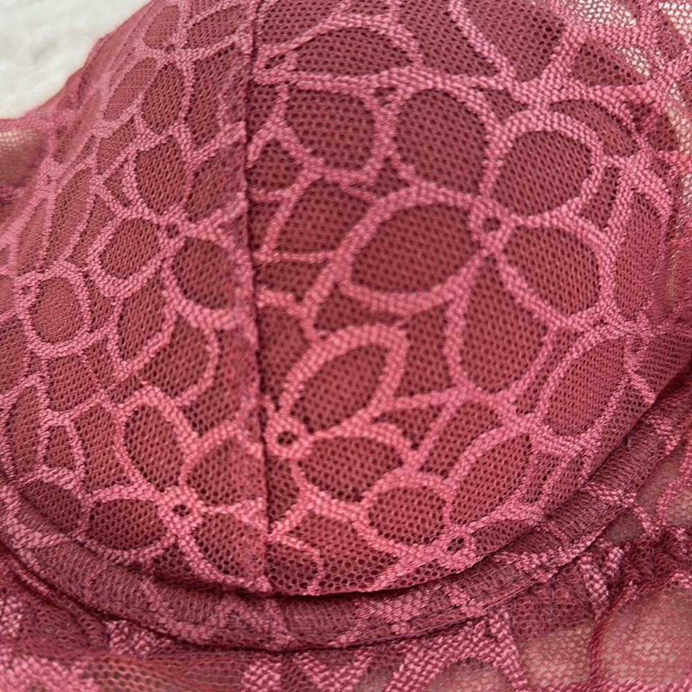 NWOT VS PINK Lace Halter Bralette size Small D-DD - Picture 2 of 6